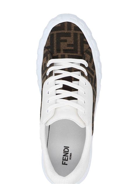 fendi trainers white|Fendi black sneakers women's.